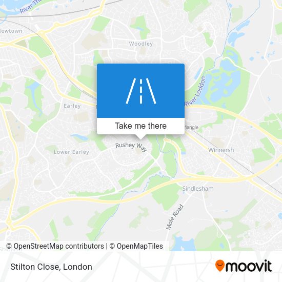 Stilton Close map