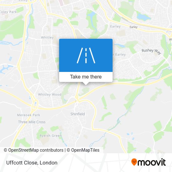 Uffcott Close map