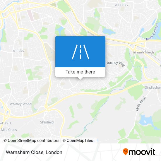 Warnsham Close map