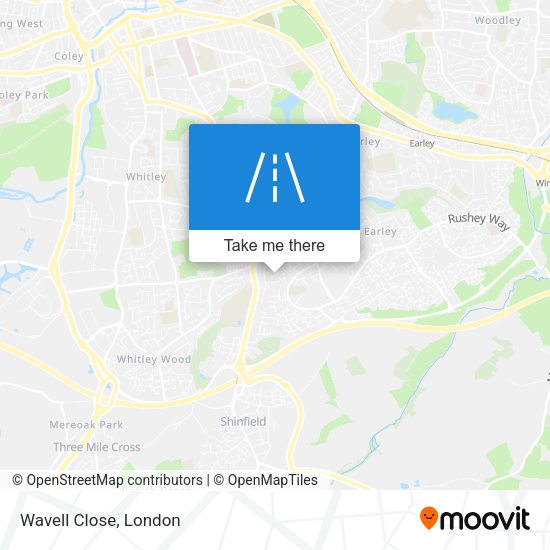 Wavell Close map