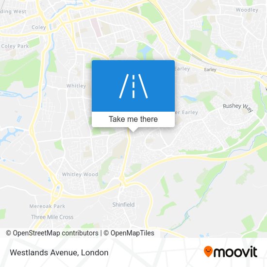 Westlands Avenue map