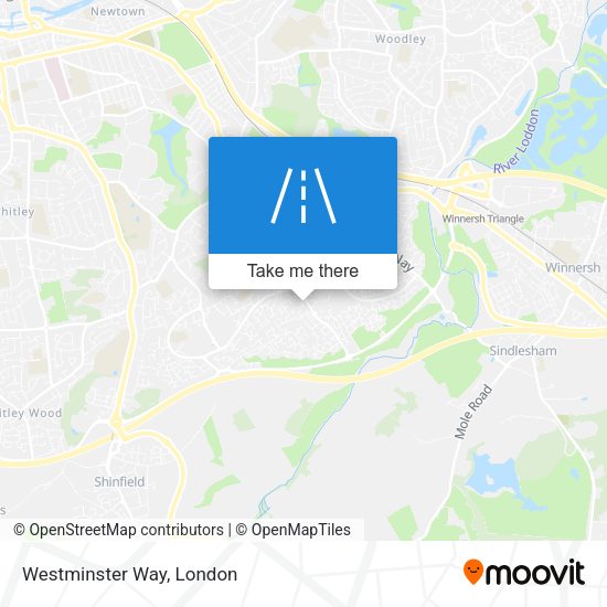 Westminster Way map