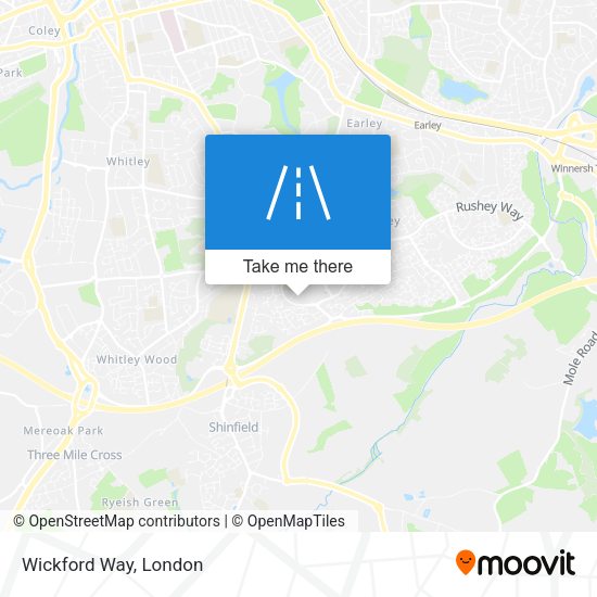 Wickford Way map