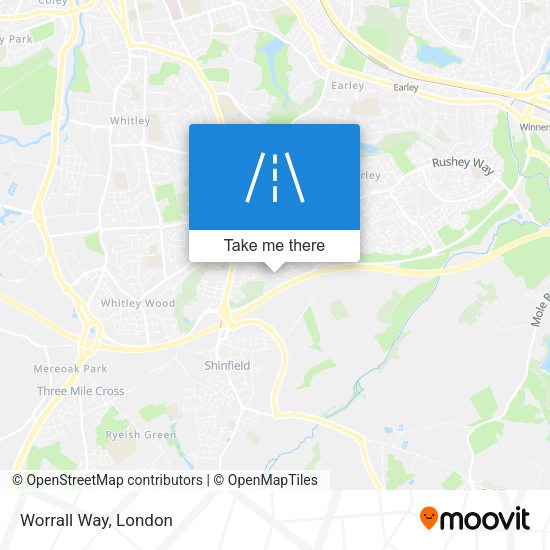 Worrall Way map