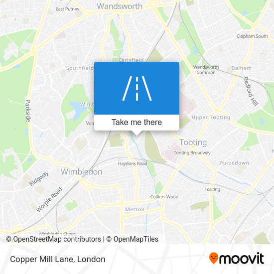 Copper Mill Lane map
