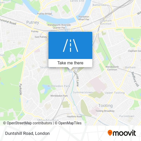 Duntshill Road map