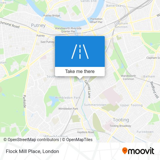 Flock Mill Place map