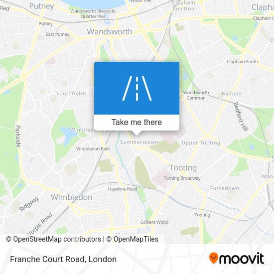 Franche Court Road map