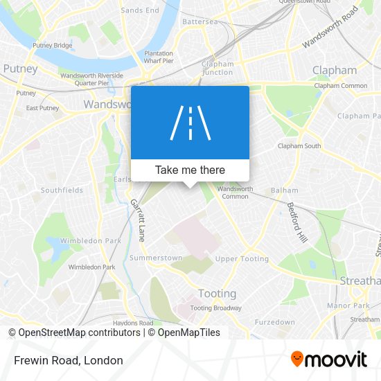 Frewin Road map