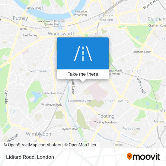Lidiard Road map