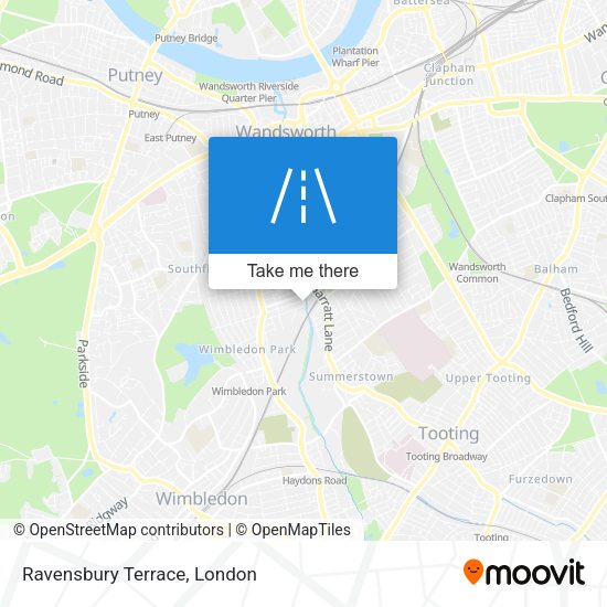 Ravensbury Terrace map