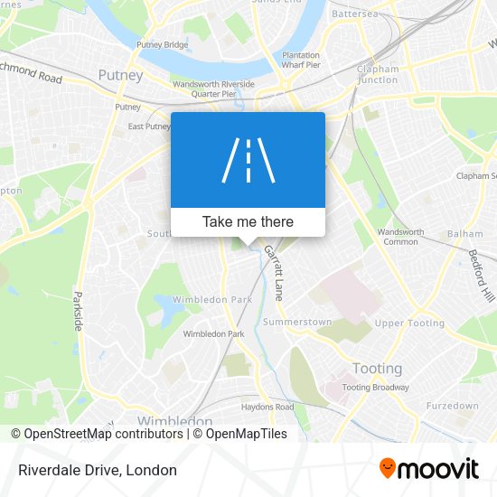 Riverdale Drive map