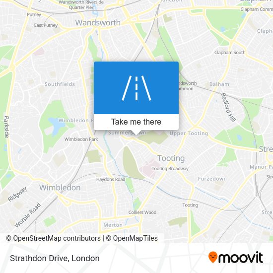 Strathdon Drive map