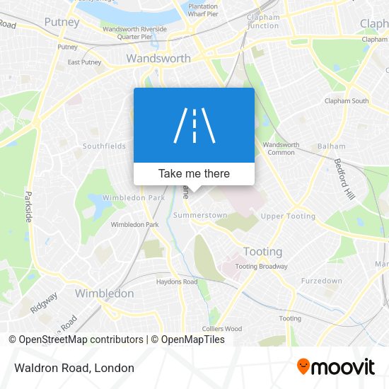 Waldron Road map