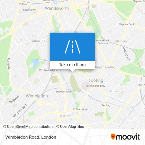 Wimbledon Road map