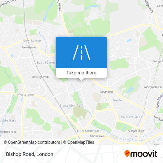 Bishop Road map