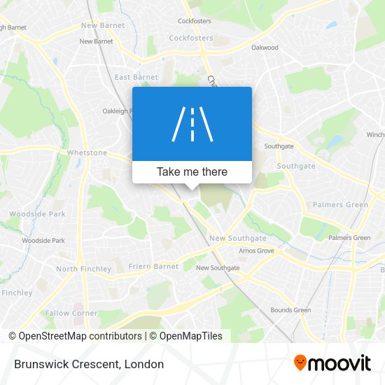 Brunswick Crescent map