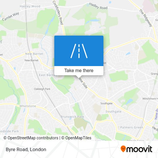 Byre Road map