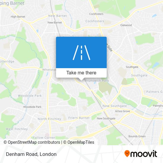 Denham Road map