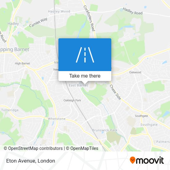 Eton Avenue map