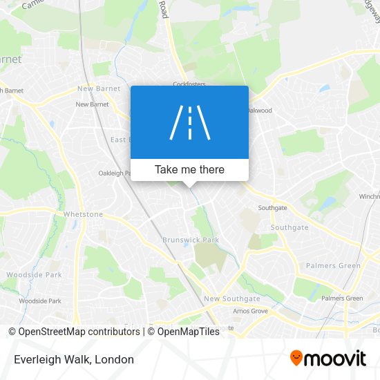 Everleigh Walk map