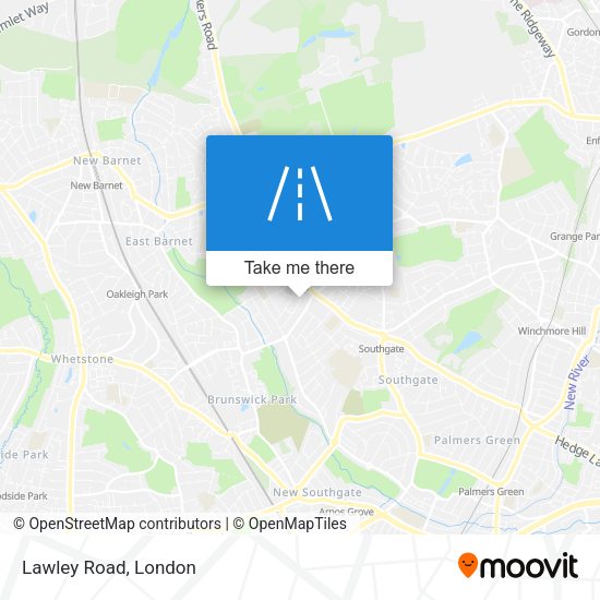 Lawley Road map