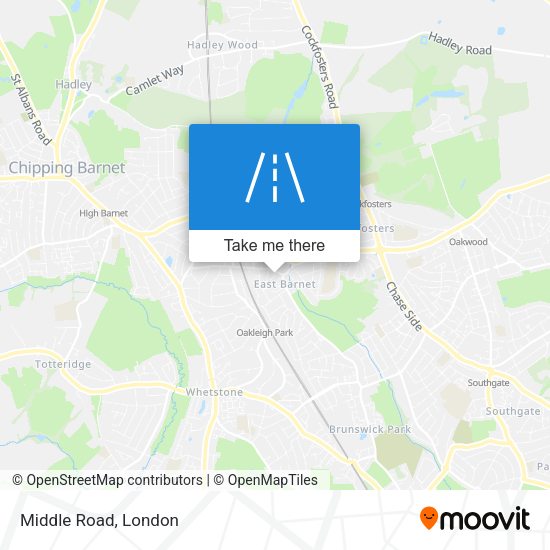 Middle Road map