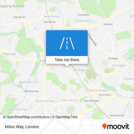 Miles Way map