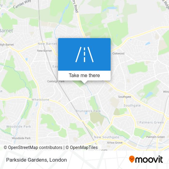 Parkside Gardens map