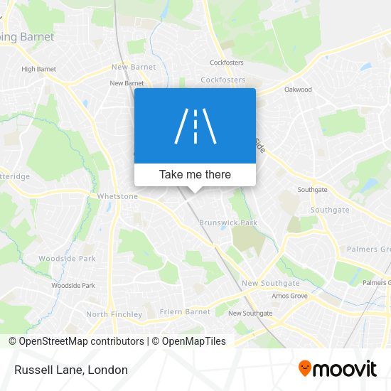 Russell Lane map