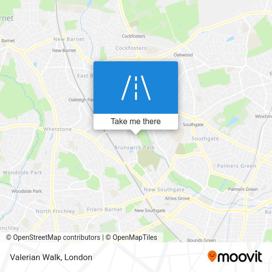 Valerian Walk map