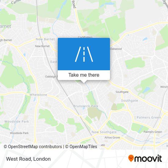West Road map