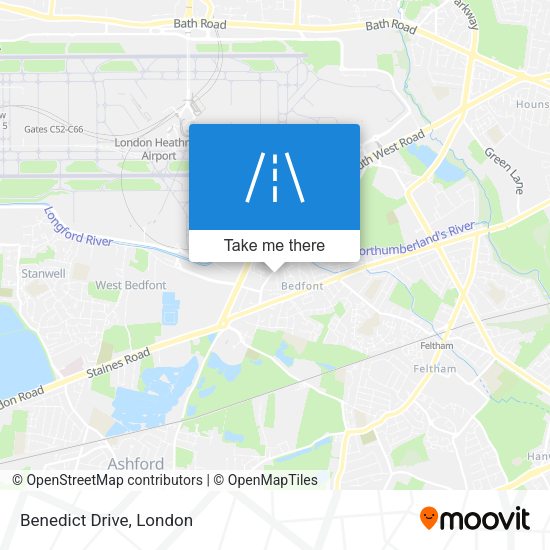 Benedict Drive map
