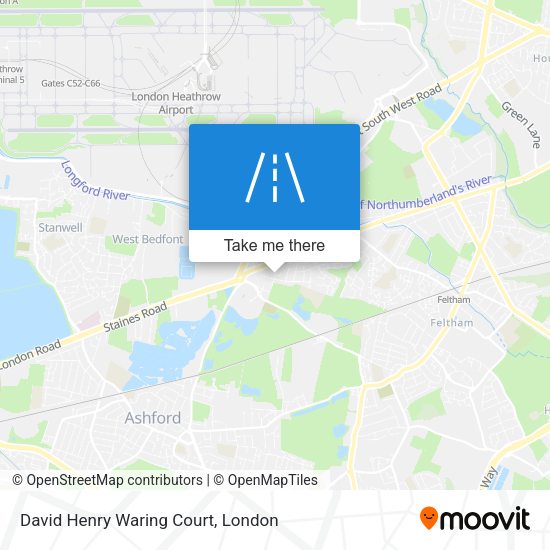 David Henry Waring Court map