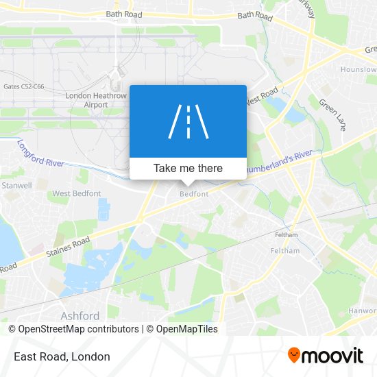 East Road map