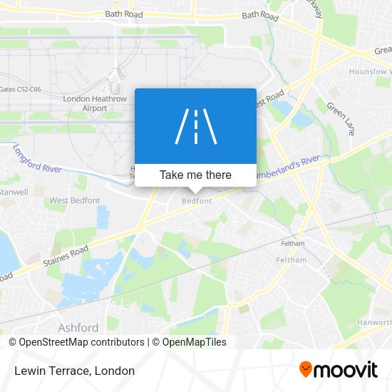 Lewin Terrace map