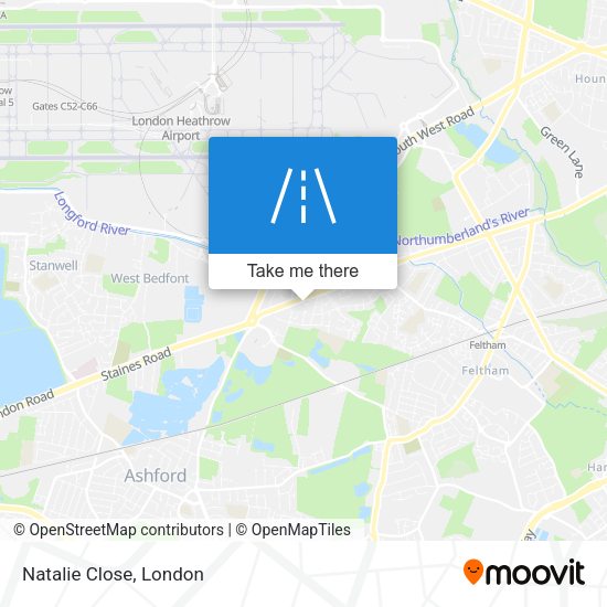 Natalie Close map