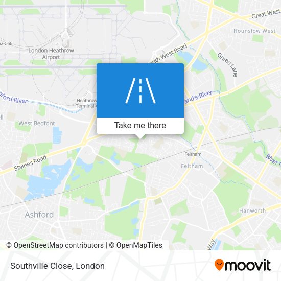 Southville Close map