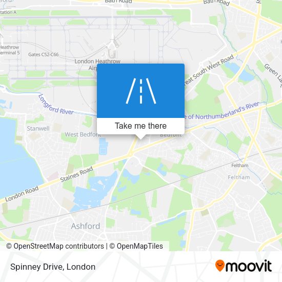 Spinney Drive map