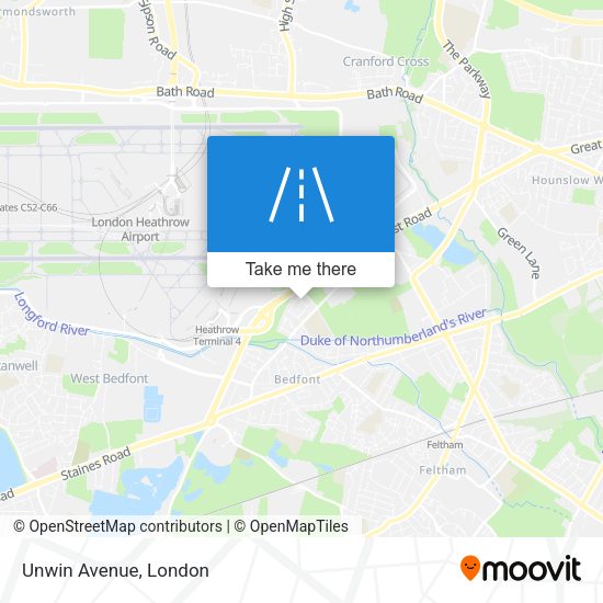 Unwin Avenue map