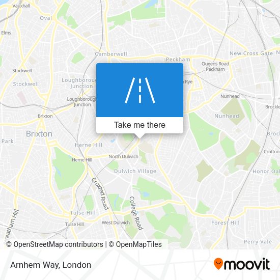 Arnhem Way map