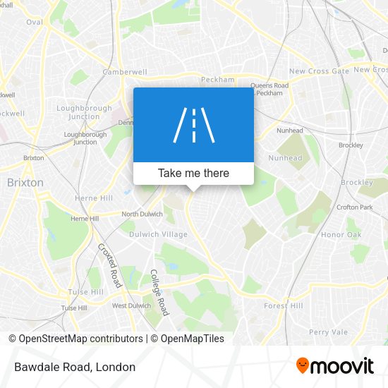 Bawdale Road map