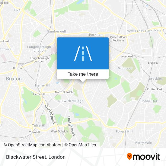 Blackwater Street map
