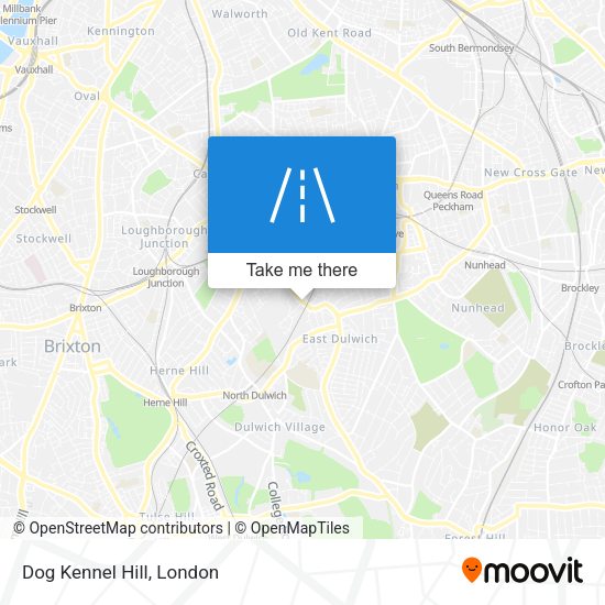 Dog Kennel Hill map
