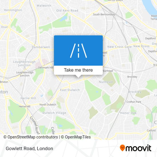Gowlett Road map