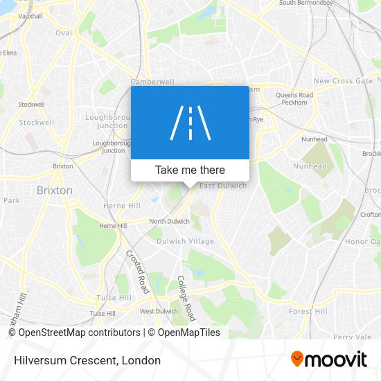 Hilversum Crescent map