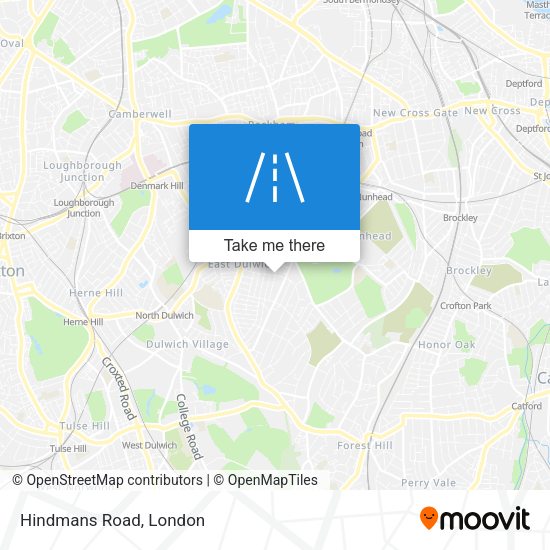 Hindmans Road map