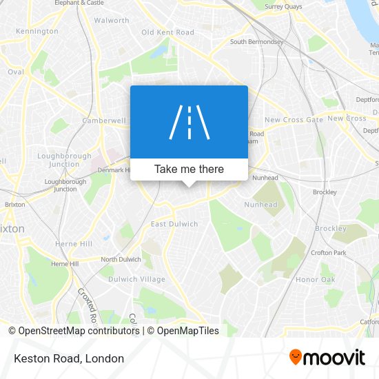 Keston Road map