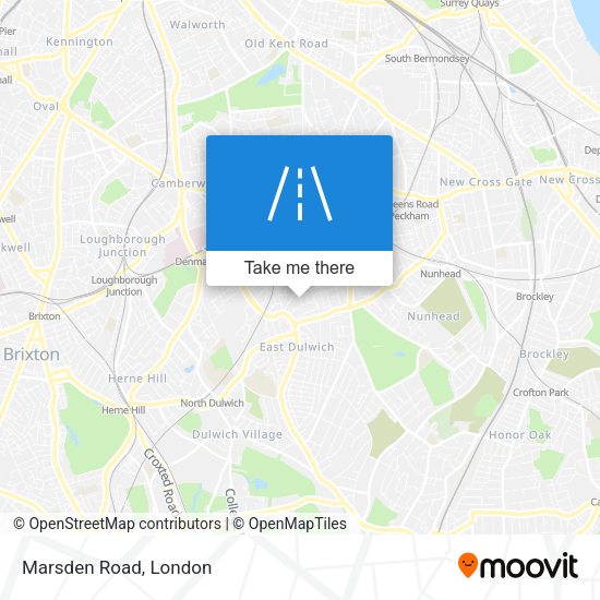 Marsden Road map