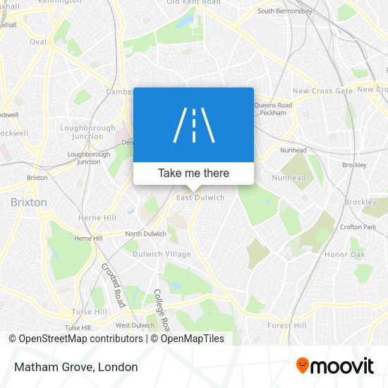 Matham Grove map